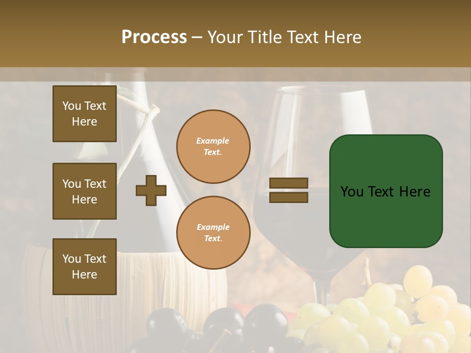 Grape Winery Background PowerPoint Template