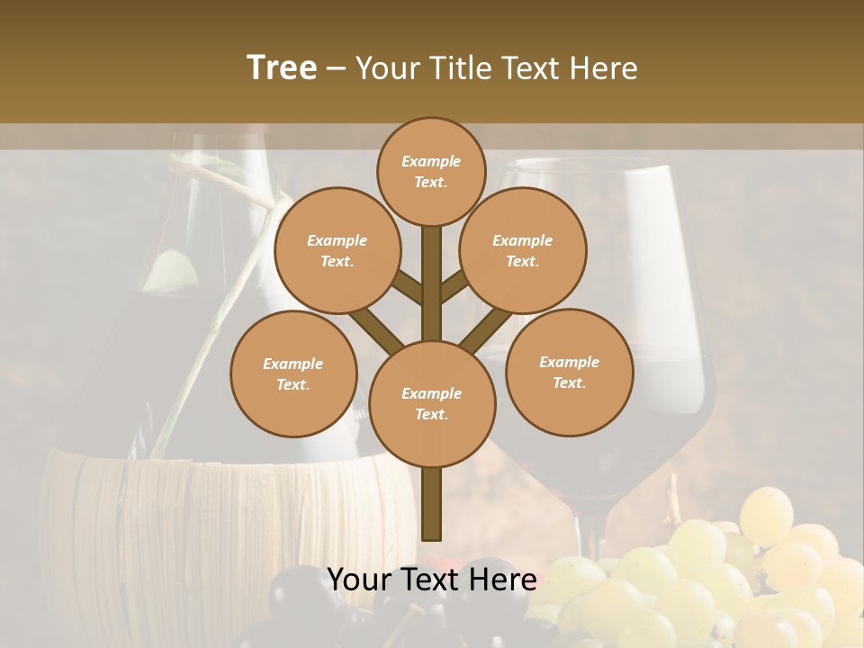 Grape Winery Background PowerPoint Template