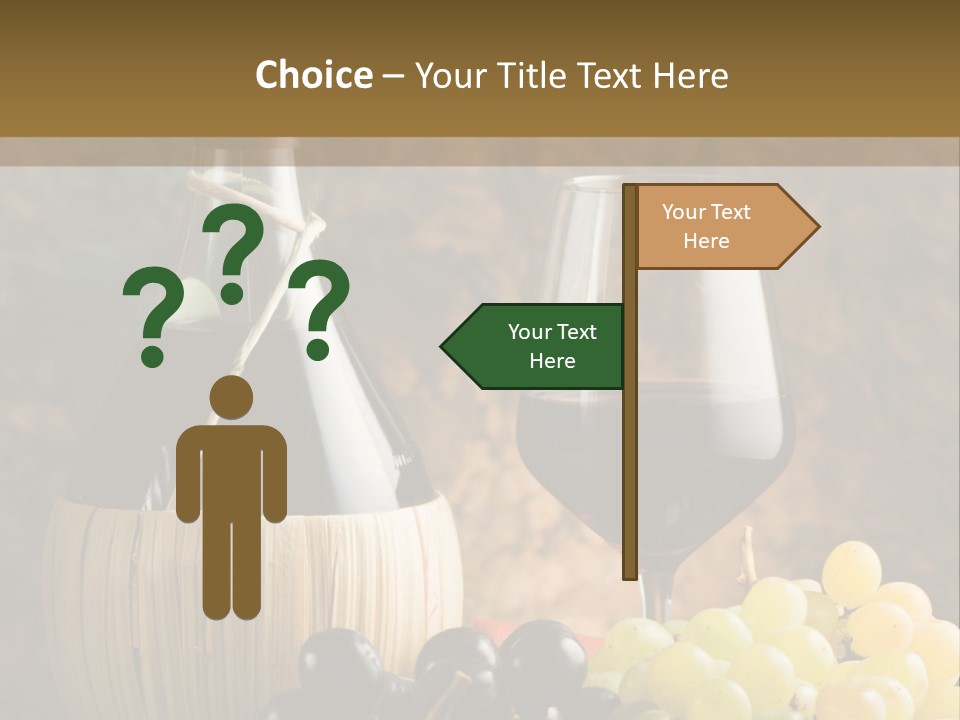 Grape Winery Background PowerPoint Template