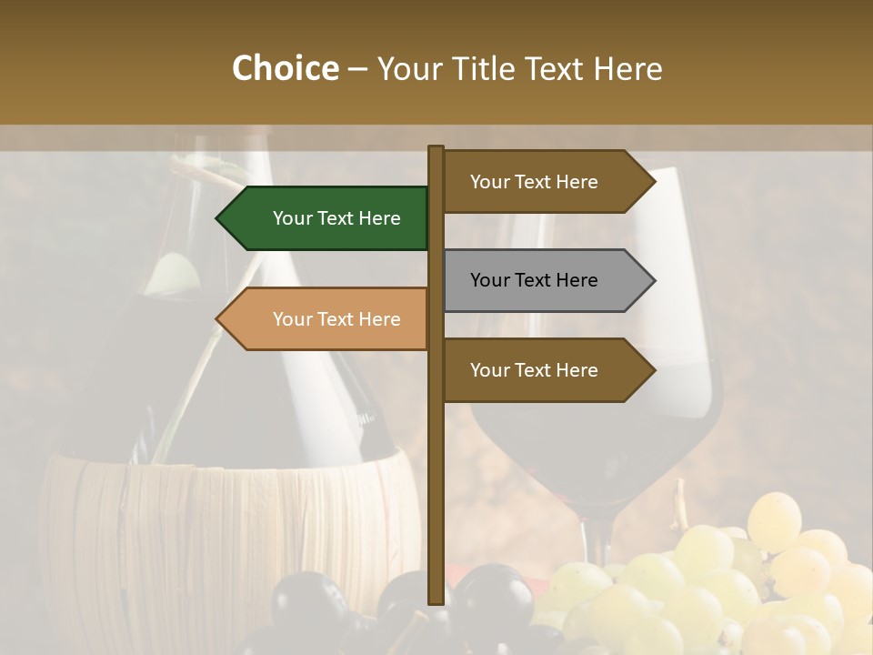 Grape Winery Background PowerPoint Template