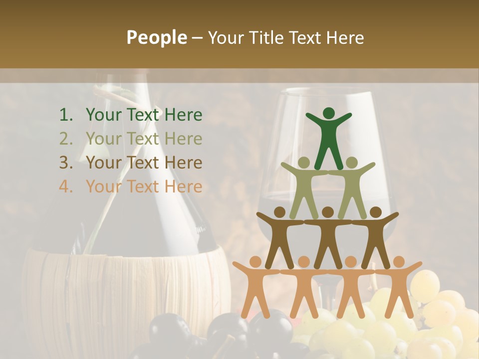 Grape Winery Background PowerPoint Template