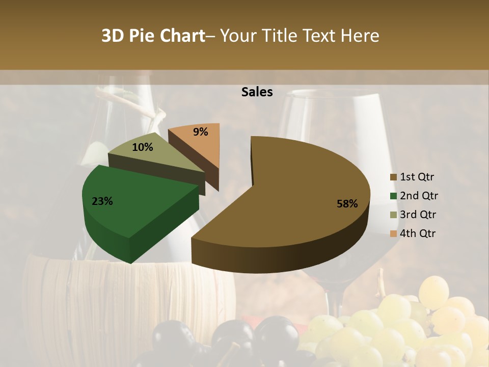 Grape Winery Background PowerPoint Template