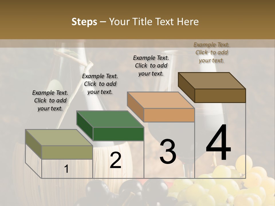 Grape Winery Background PowerPoint Template