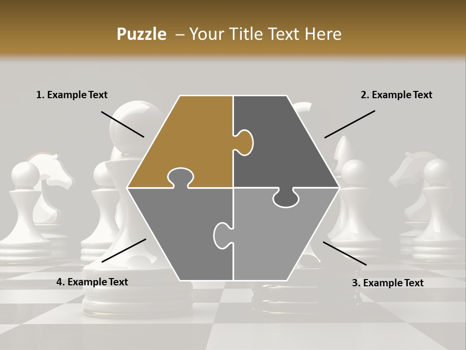 Preferment Chess Pieces Resources PowerPoint Template