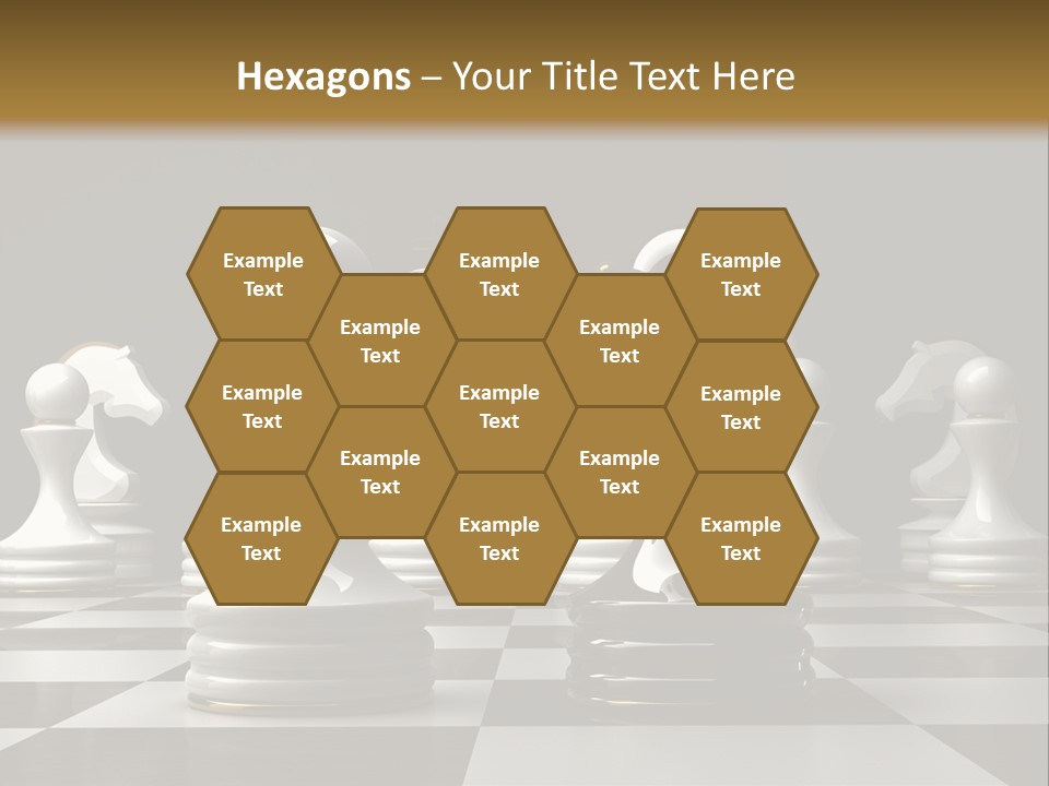 Preferment Chess Pieces Resources PowerPoint Template