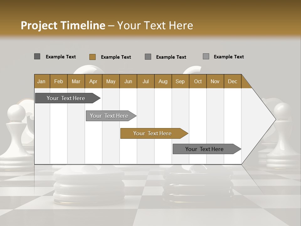 Preferment Chess Pieces Resources PowerPoint Template