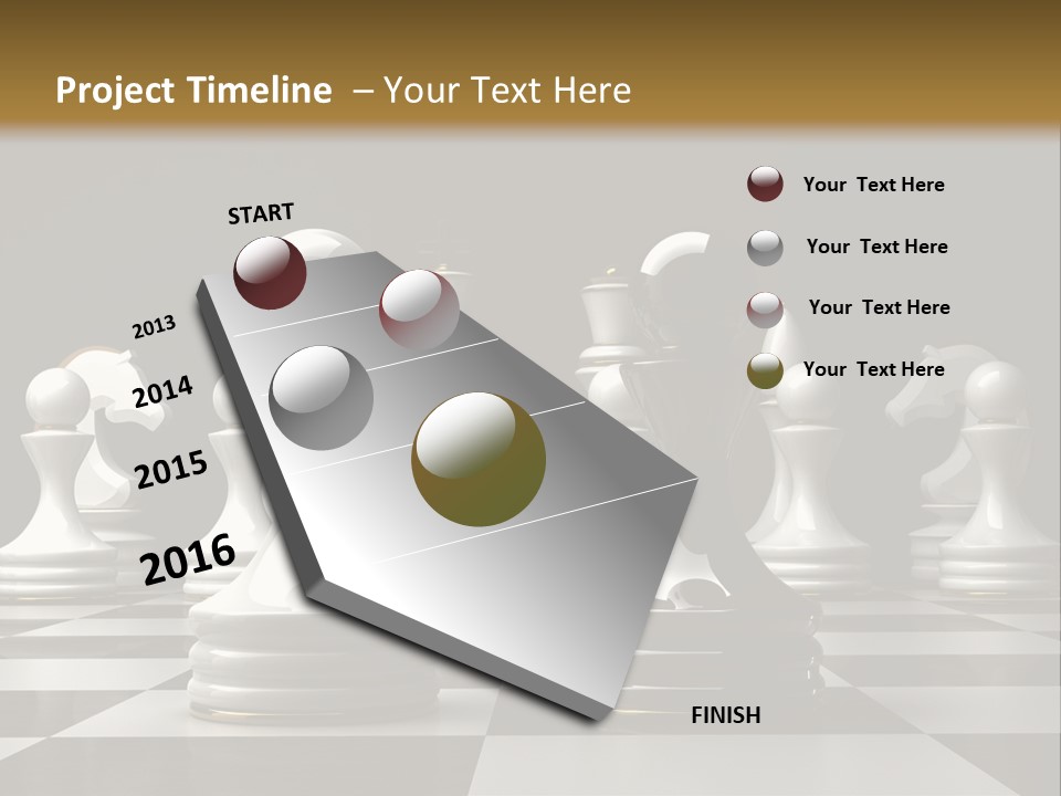 Preferment Chess Pieces Resources PowerPoint Template