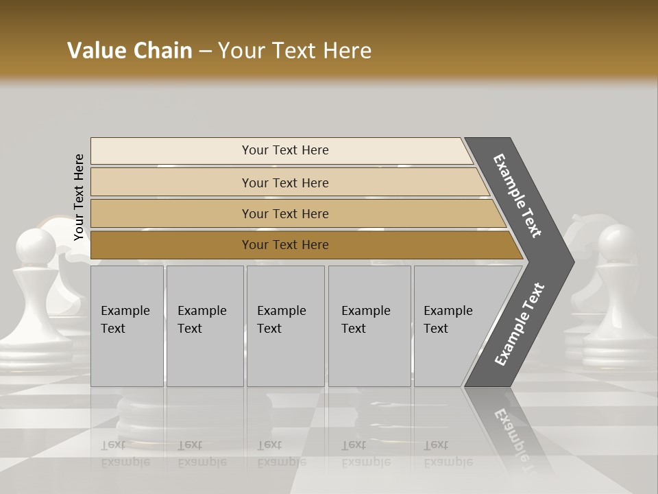 Preferment Chess Pieces Resources PowerPoint Template