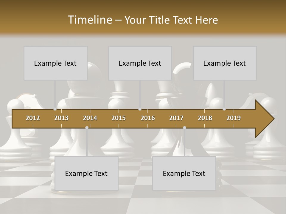 Preferment Chess Pieces Resources PowerPoint Template