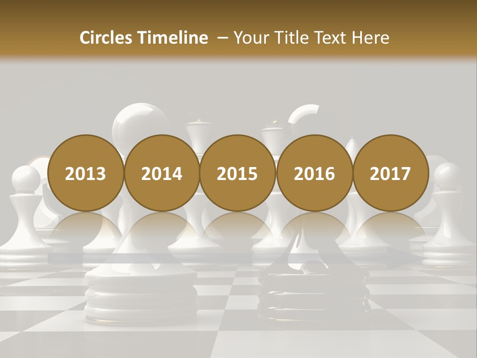 Preferment Chess Pieces Resources PowerPoint Template