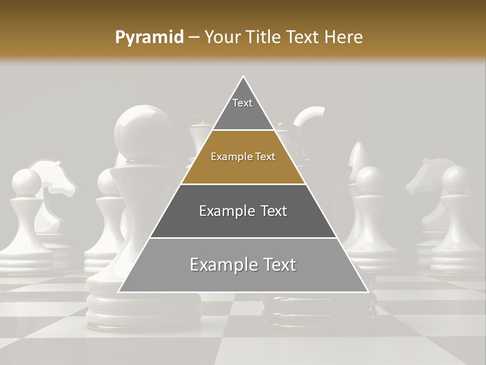 Preferment Chess Pieces Resources PowerPoint Template