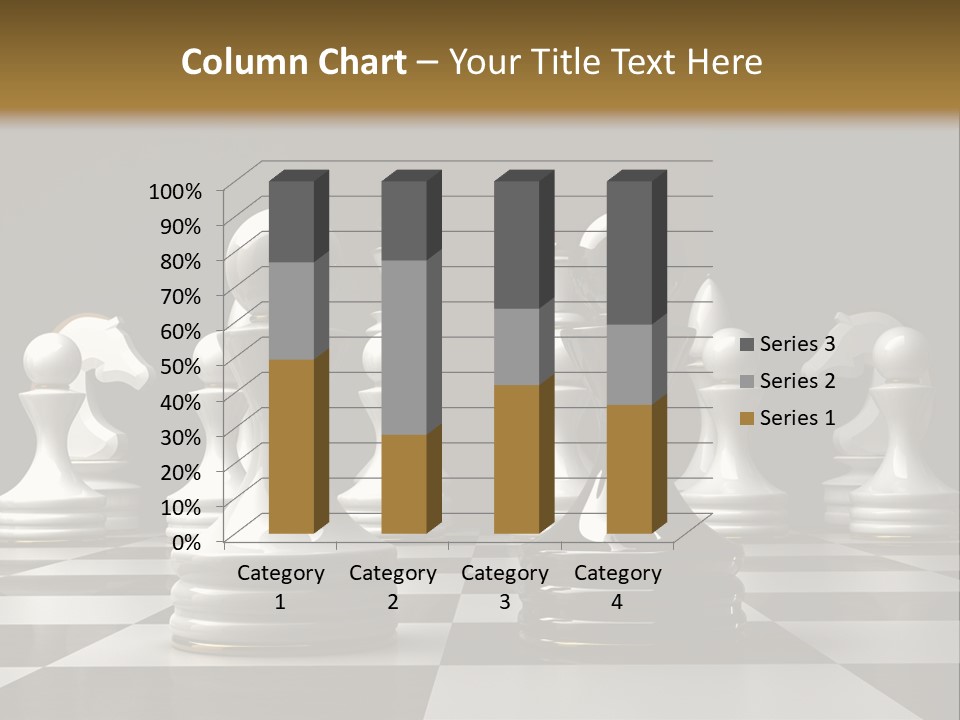 Preferment Chess Pieces Resources PowerPoint Template