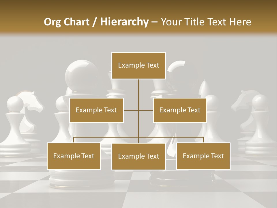 Preferment Chess Pieces Resources PowerPoint Template