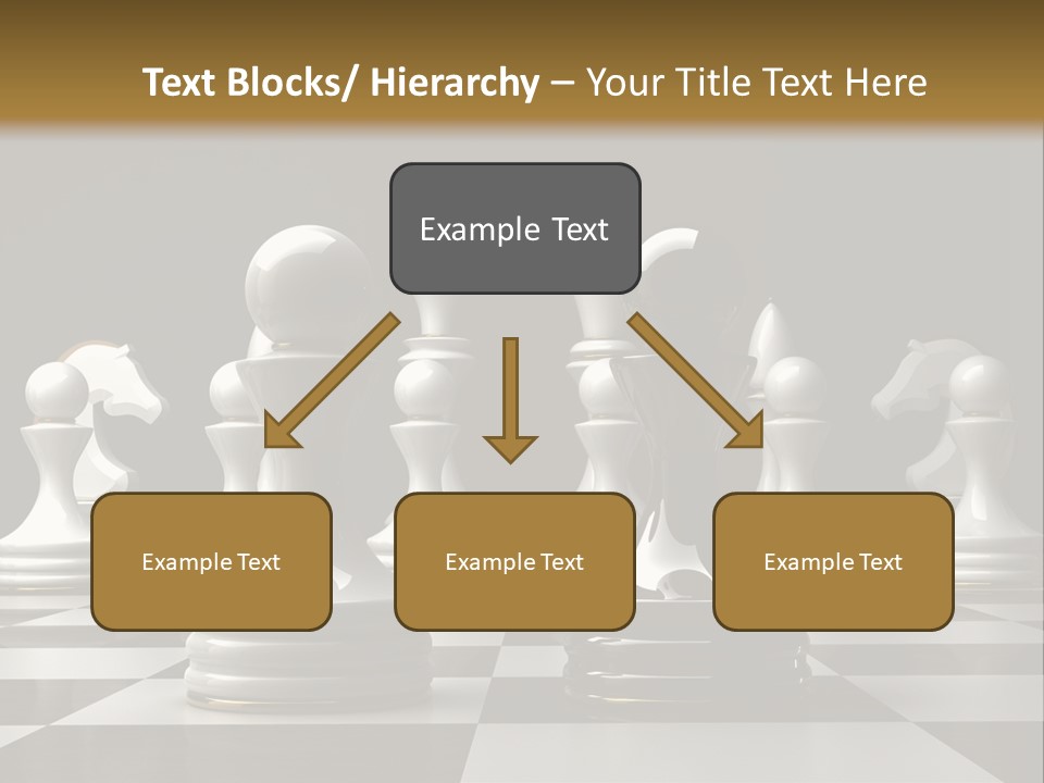 Preferment Chess Pieces Resources PowerPoint Template