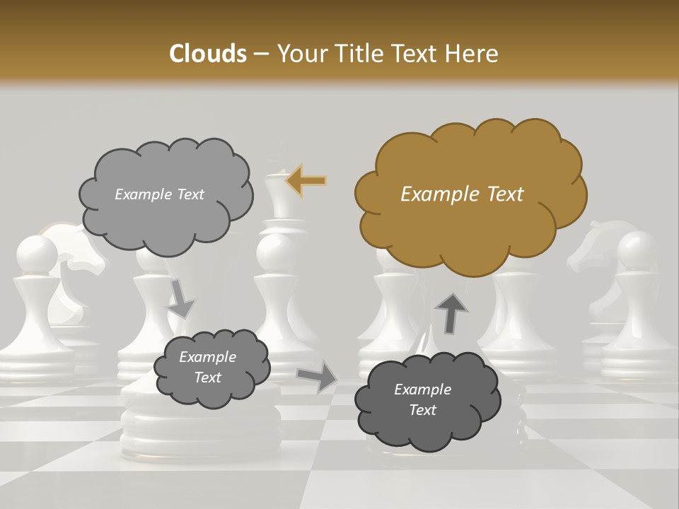 Preferment Chess Pieces Resources PowerPoint Template