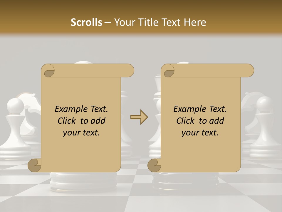 Preferment Chess Pieces Resources PowerPoint Template