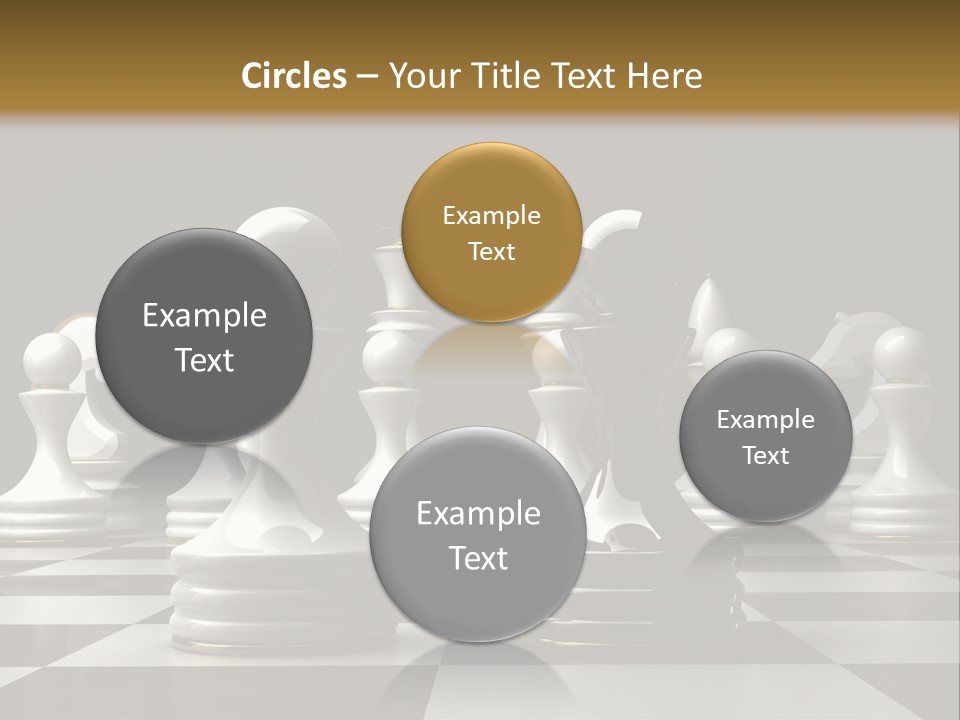 Preferment Chess Pieces Resources PowerPoint Template