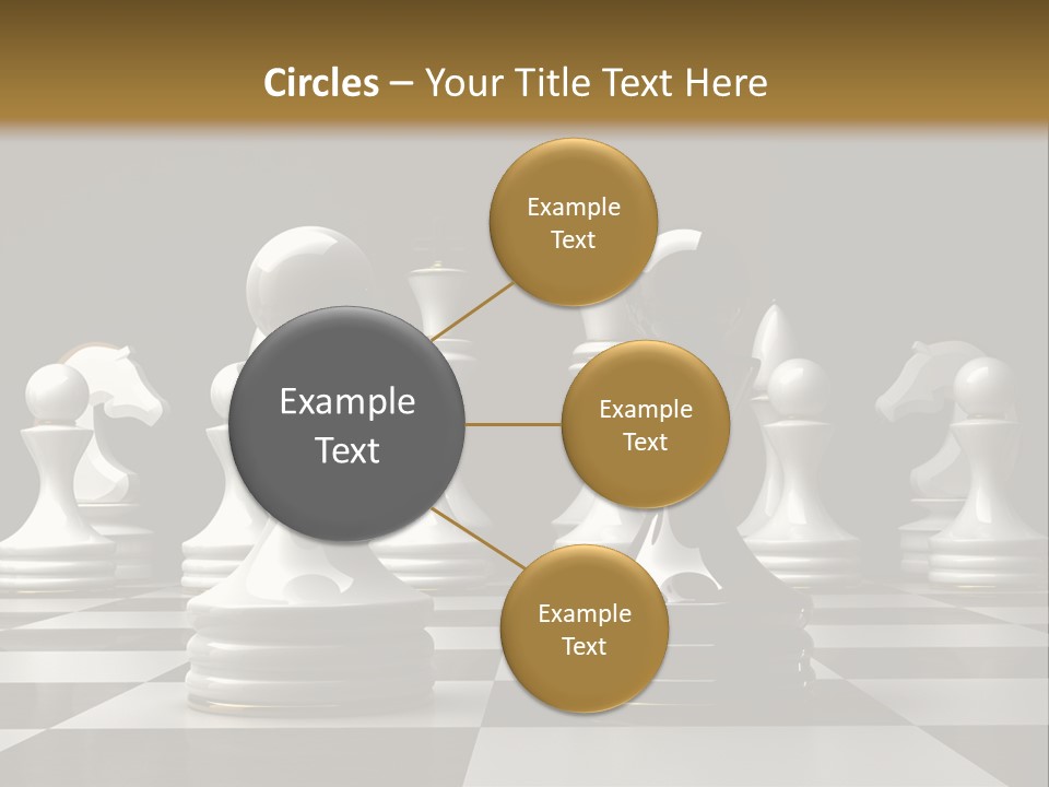 Preferment Chess Pieces Resources PowerPoint Template