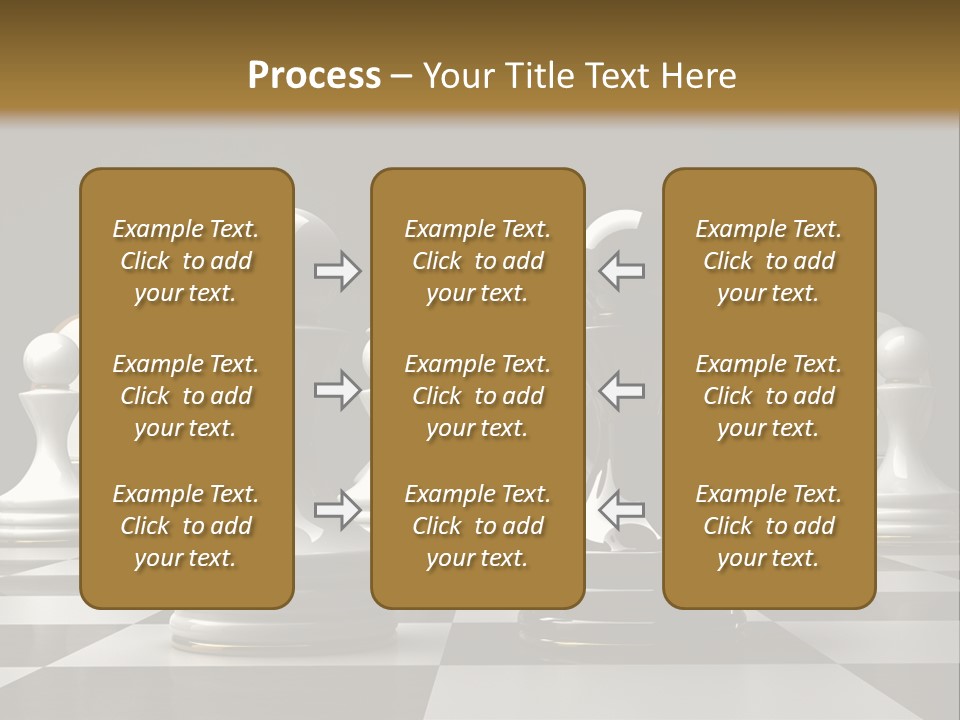 Preferment Chess Pieces Resources PowerPoint Template