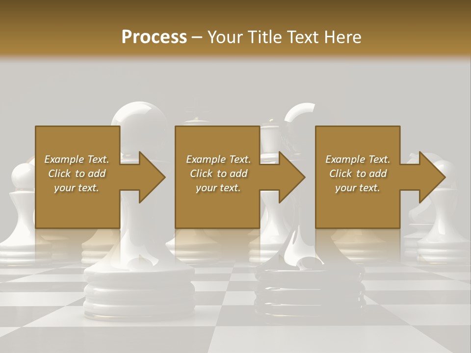 Preferment Chess Pieces Resources PowerPoint Template