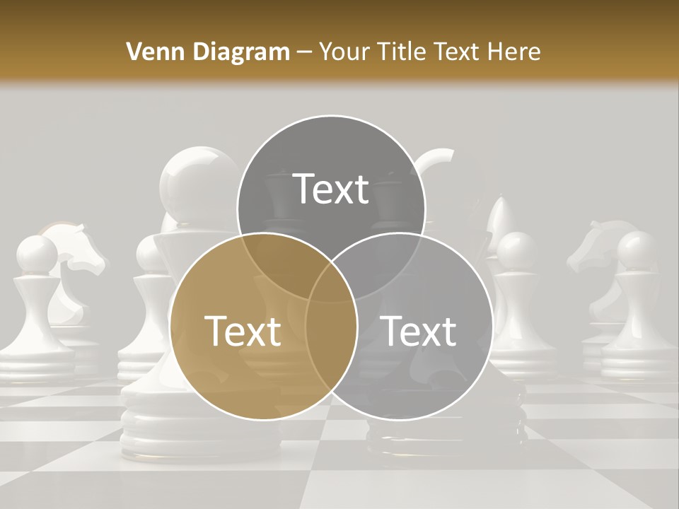 Preferment Chess Pieces Resources PowerPoint Template