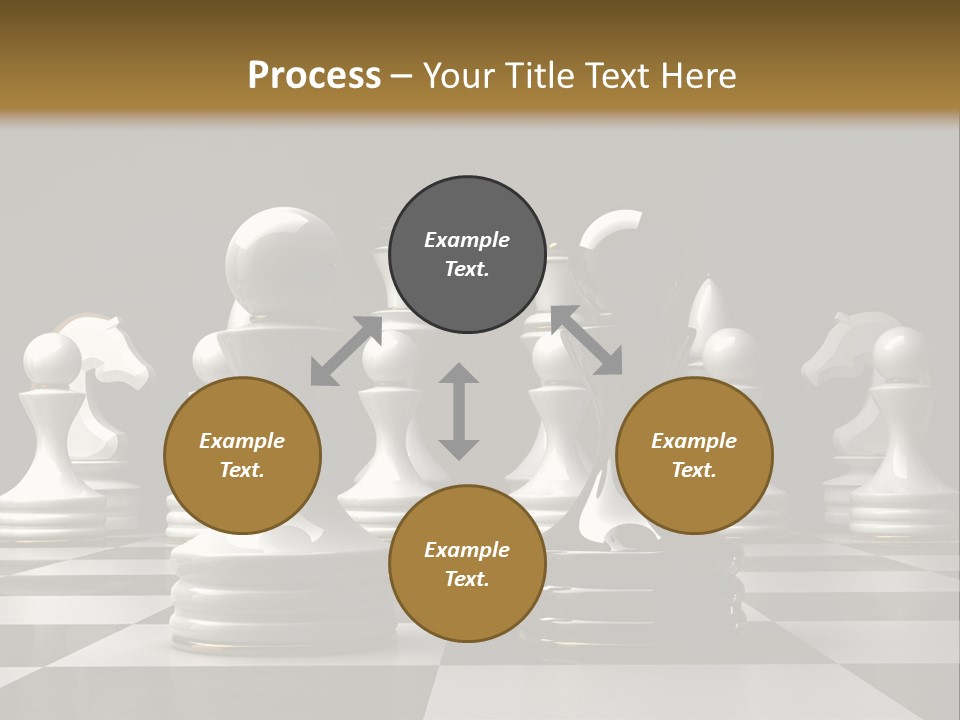 Preferment Chess Pieces Resources PowerPoint Template