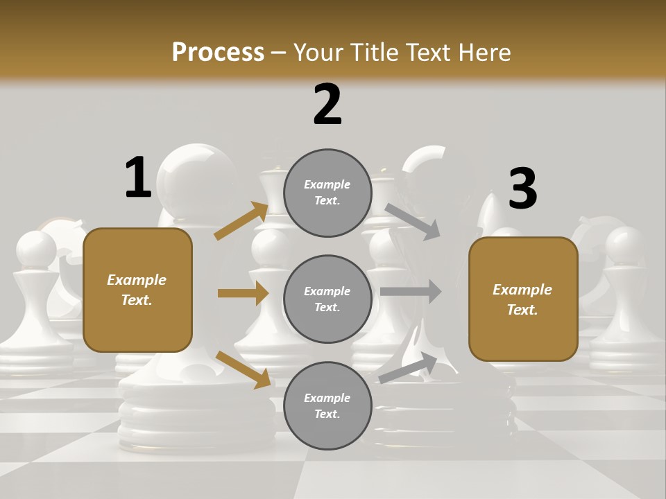 Preferment Chess Pieces Resources PowerPoint Template