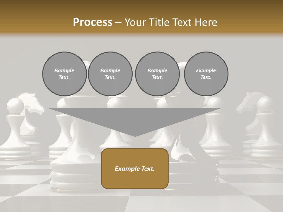 Preferment Chess Pieces Resources PowerPoint Template