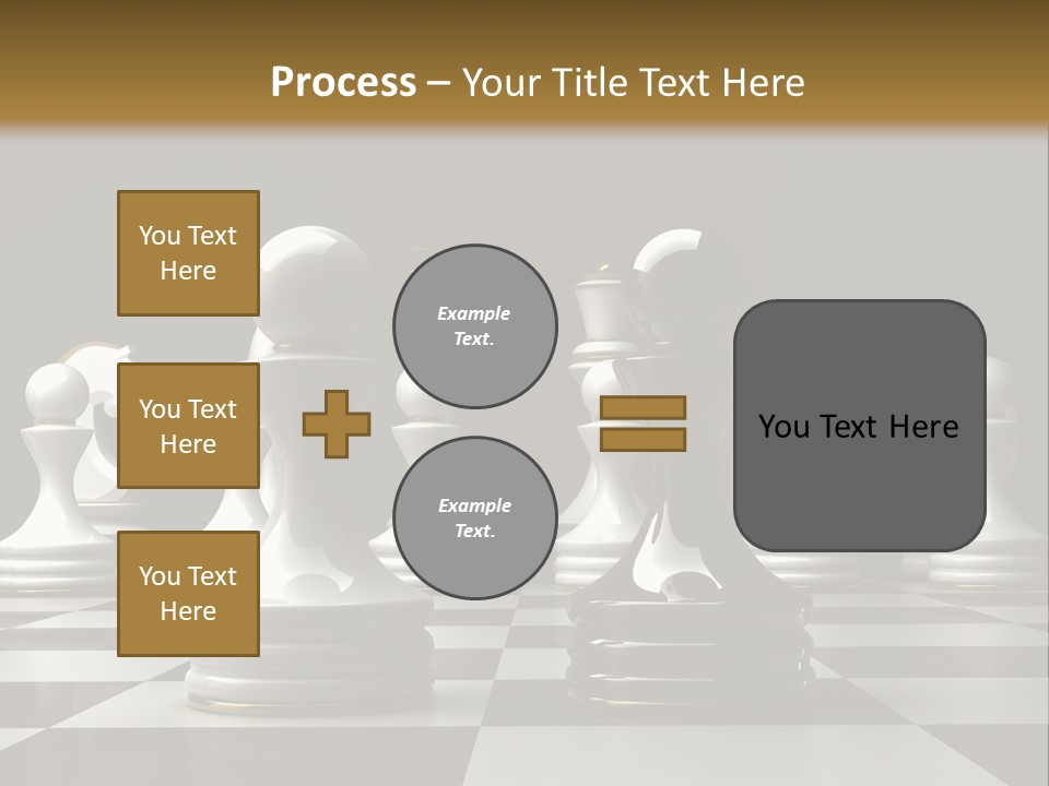 Preferment Chess Pieces Resources PowerPoint Template