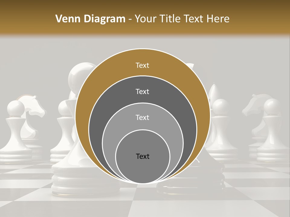 Preferment Chess Pieces Resources PowerPoint Template