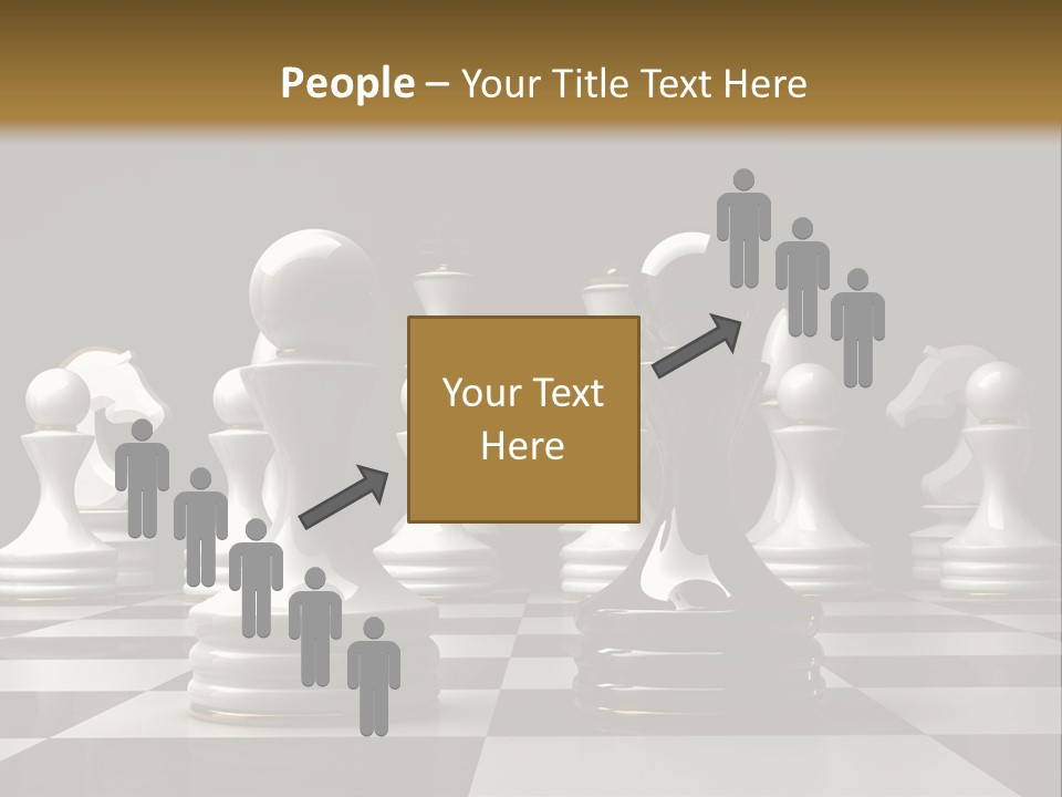 Preferment Chess Pieces Resources PowerPoint Template