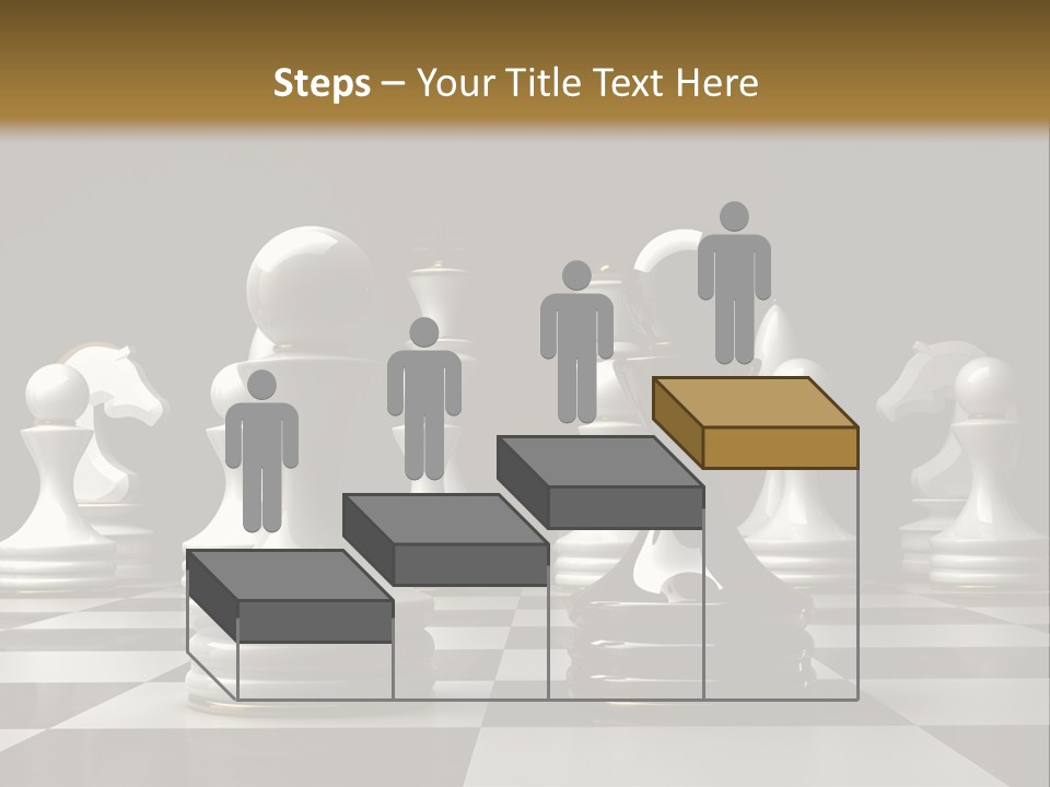 Preferment Chess Pieces Resources PowerPoint Template