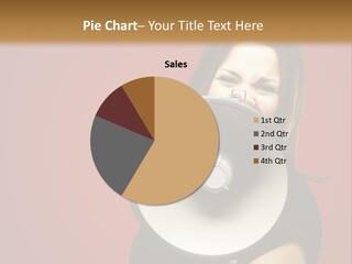 Beauty Portrait Happy PowerPoint Template