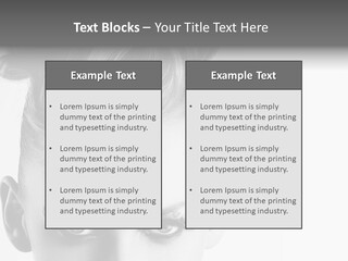 A Woman With A Bun In Her Hair PowerPoint Template