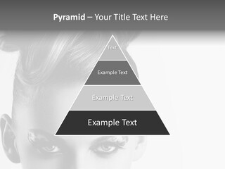 A Woman With A Bun In Her Hair PowerPoint Template