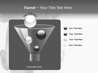 A Woman With A Bun In Her Hair PowerPoint Template