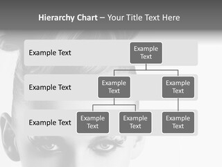 A Woman With A Bun In Her Hair PowerPoint Template