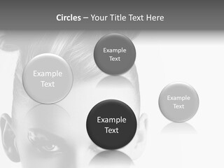 A Woman With A Bun In Her Hair PowerPoint Template