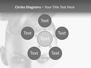 A Woman With A Bun In Her Hair PowerPoint Template