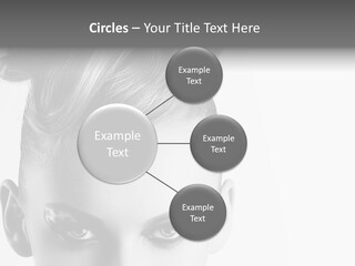 A Woman With A Bun In Her Hair PowerPoint Template