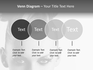 A Woman With A Bun In Her Hair PowerPoint Template