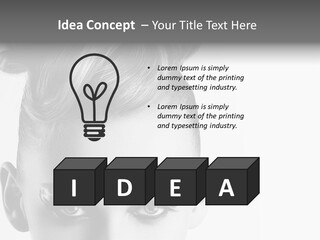 A Woman With A Bun In Her Hair PowerPoint Template