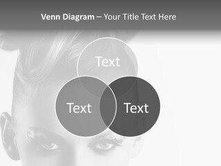 A Woman With A Bun In Her Hair PowerPoint Template