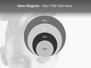 A Woman With A Bun In Her Hair PowerPoint Template