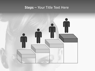 A Woman With A Bun In Her Hair PowerPoint Template