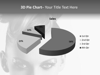 A Woman With A Bun In Her Hair PowerPoint Template