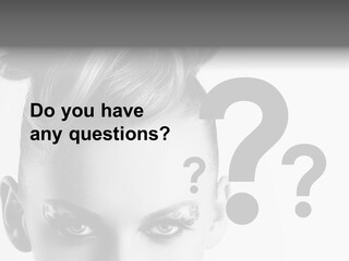 A Woman With A Bun In Her Hair PowerPoint Template