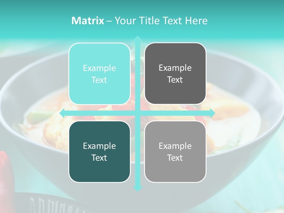 Colorful Pepper Stew PowerPoint Template