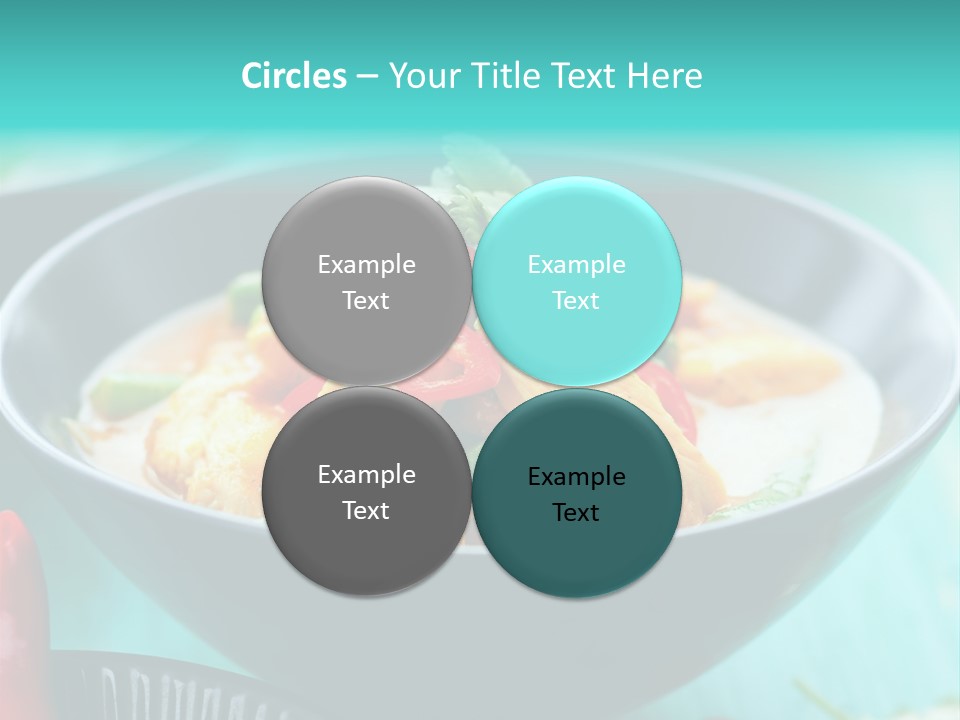 Colorful Pepper Stew PowerPoint Template