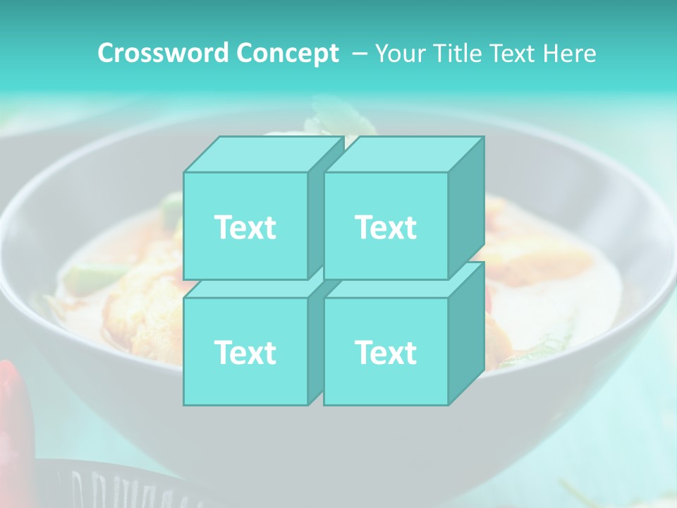 Colorful Pepper Stew PowerPoint Template